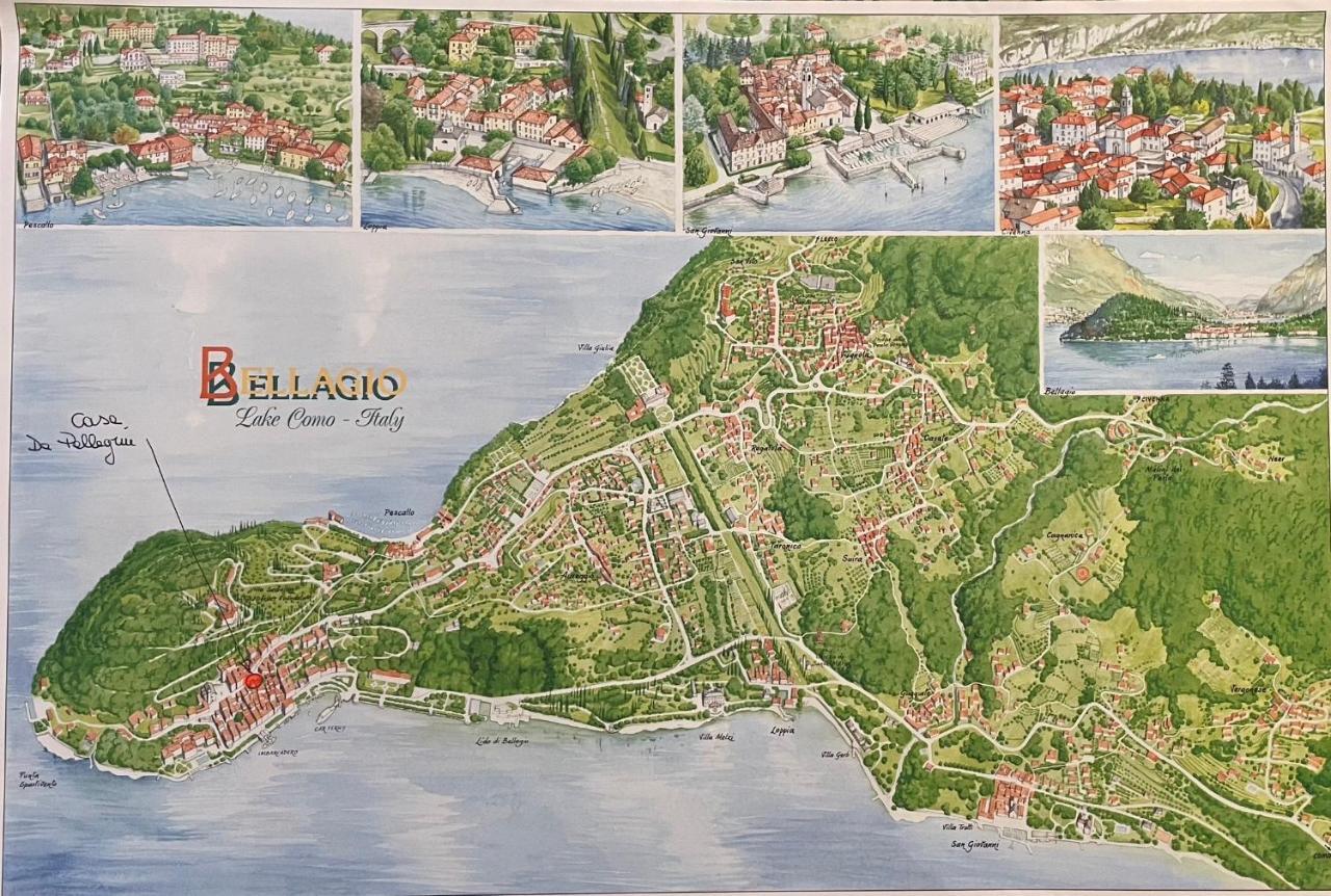 Casa De Pellegrin Bellagio Lake Como Exteriör bild
